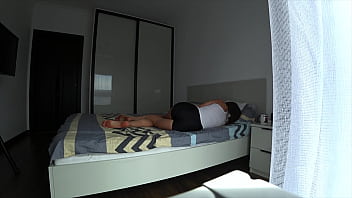 Real Cheating. Wife Fucks Her Neighbor On A Family Bed.