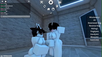 Naughty girls having fun in roblox hehe~~