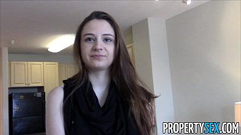 PropertySex - Young real estate agent with big natural tits