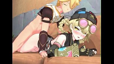 Genshin Impact &ndash; Jahoda & Aether&rsquo;s Passionate Sex 3D Hentai