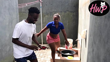 HORNY GIRL RUNNING AFTER HER NEIGBOR'S BIG COCK. ENJOY ON