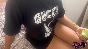 Finally I convinced my stepsister and she let herself be