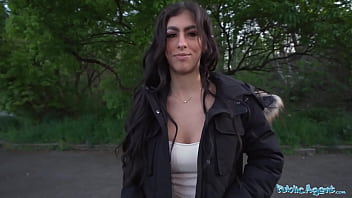 Public Agent Sexy Colombian babe sucks and fucks in public
