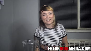 FreakMob Hardcore- She failed her Piss test, So he dumped