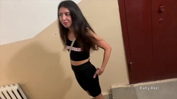 Cute porn actress Katty West agreed to have sex with