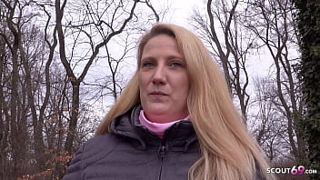 GERMAN SCOUT - CURVY BBW MILF SABRINA PICKUP AND ROUGH