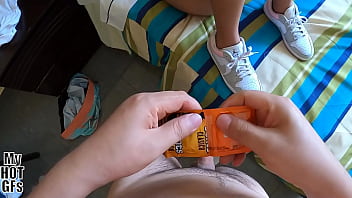 I took off the condom and the prostitute received all