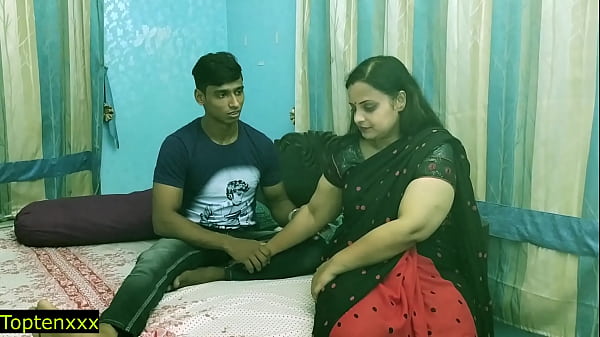 Indian teen boy fucking his sexy hot bhabhi secretly at