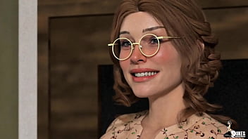 Horny Colledge boy fucks his Uncle's New hot Nerdy wife