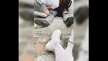 Student Girl Films When Her Friend Sucks Dick to Student