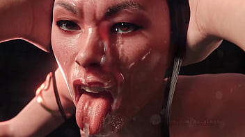 Kitana gives a Deadly blowjob | Bulging Senpai