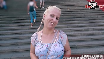 German normal girl next door have a blinddate EroCom Date