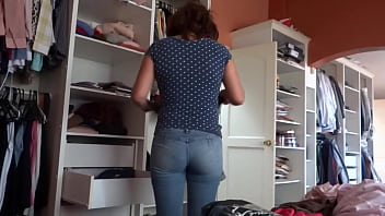58-year-old Latin stepmom exhibits herself in front of her friend's