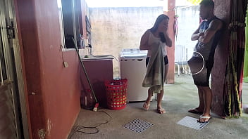 My wife went out and the maid couldn't resist my