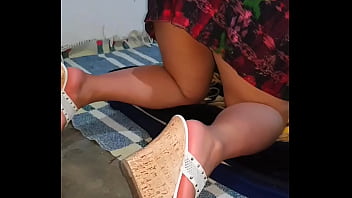 My secretary arrived with a typical little dress and I