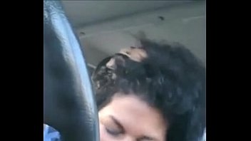 Fat Latina Sucks Her BFs Cock In His Car And