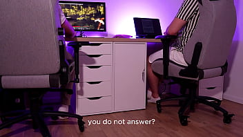 Blindfolded Foursome Just After Coming Home From A Party -