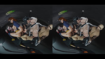 1M5W Gotham On Bridge BlackCat Catwoman BlackCanary BatGirl HarleyQuinn BatGirl