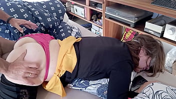 939 - French Blonde Slut Fuck Doggystyle, Ass to Mouth,