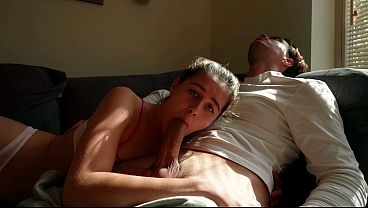 Threesome With Two Horny Ladys, Blowjob In Toilet And Licking