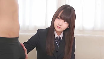 [Height 133cm] Making a short model give a blowjob