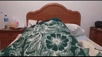 Naughty step-sis  playing inside blanket