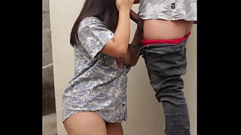 She lives next to my house and I cross her