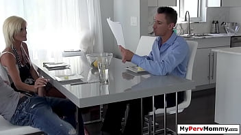 - Stepmoms blowjobs then fucked by stepson