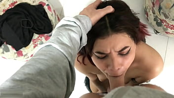 The stepsister turned out to be a real slut who