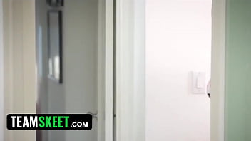 StepMOM fucks stepDaughter's BOYFRIEND and gets caught- Cherrie Deville