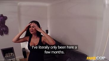 Cop Fucks Cam Girl in front of her Christmas Tree