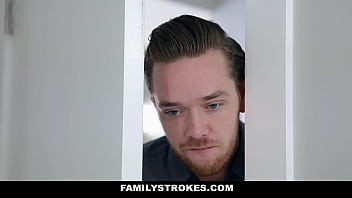 Horny stepsister gets caught being fucked - Kali Roses