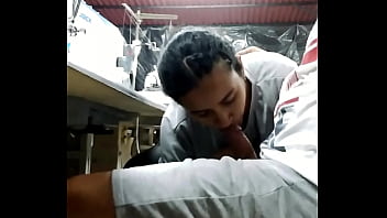 It scares me to suck my coworker. Watch the full