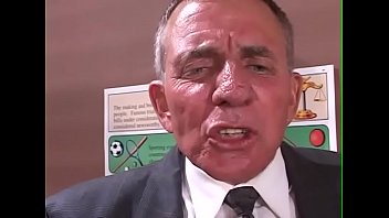 Gets fuck by principal and teacher at the same time