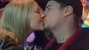 New Years Eve Public Flashing and Sex Ends with Cute