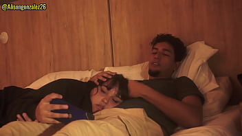 I'm sleepy stepbrother, let me lie on your legs, but