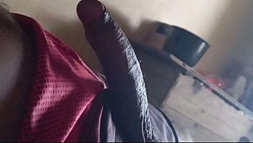 A married believer masturbates the pastor's black penis until she