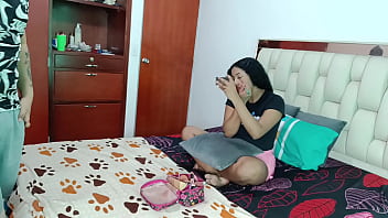 Perverted stepbrother fucks his cute dark skinned Latina stepsister in