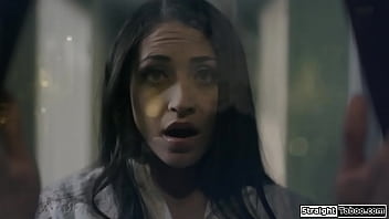 Man spanks a brunette and fucks her rough