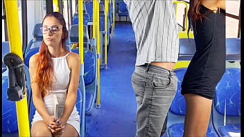 Student being groped on the bus in public!