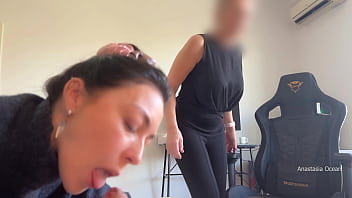 My step mom caught me giving my boyfriend a blow