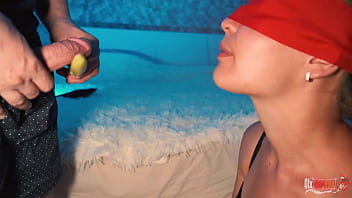 Tricked Stepmom into Sucking My Cock in Guess the Taste