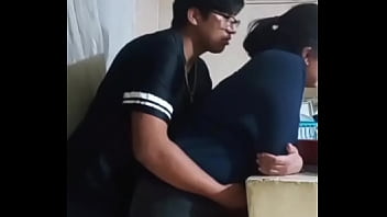 Alone with my maid, my wife almost caught us