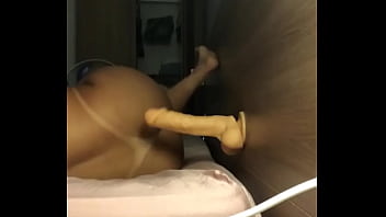 Milf masturbating on dildo