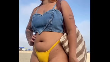 I MADE THE GUY GET HARD ON THE BEACH