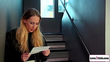 Babe acts as stepsisters gf to fuck her