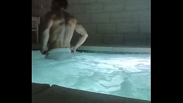 Muscle Man Public Jacuzzi