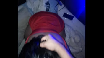 Beautiful young woman comes home