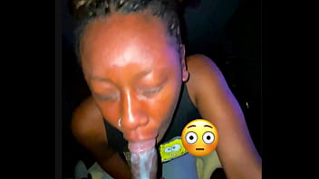 Teen neighbor secret blowjob