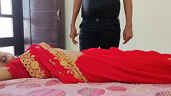 Newly married hot indian desi village aunty was fucking hard
